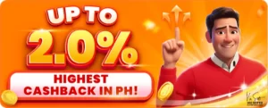 Up to 2% Cashback Highest CashBack Promotion